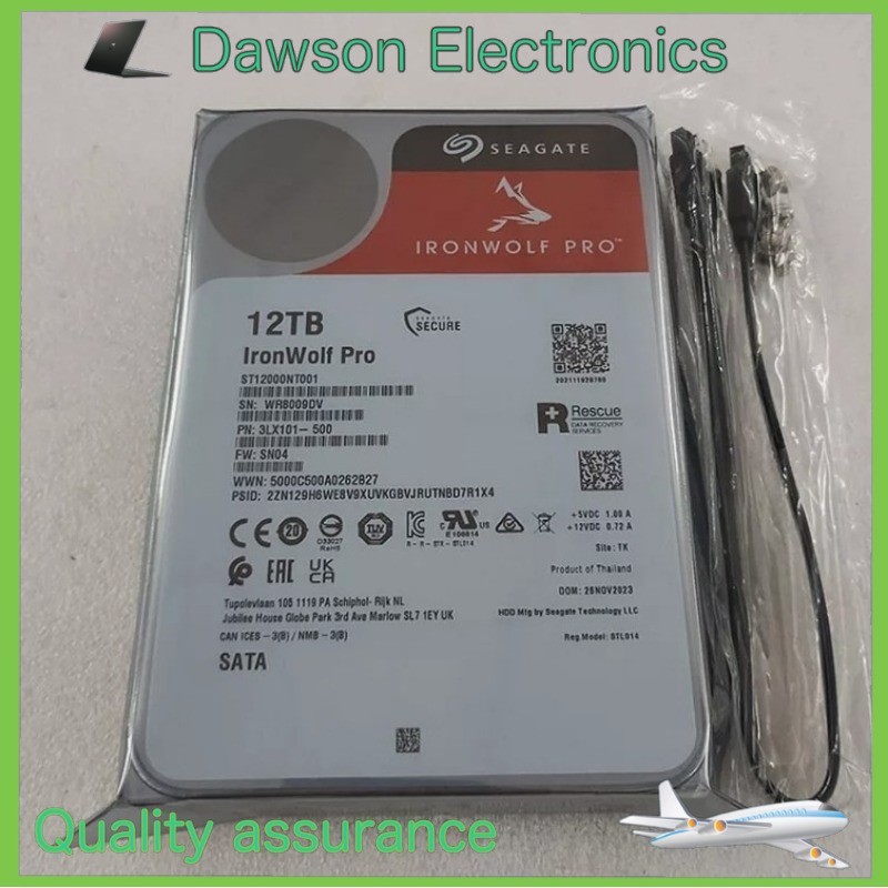 NEW Seagate IronWolf Pro ST12000NT001 12TB 256MB 6Gb/s SATA 3.5" 7200 RPM HDD