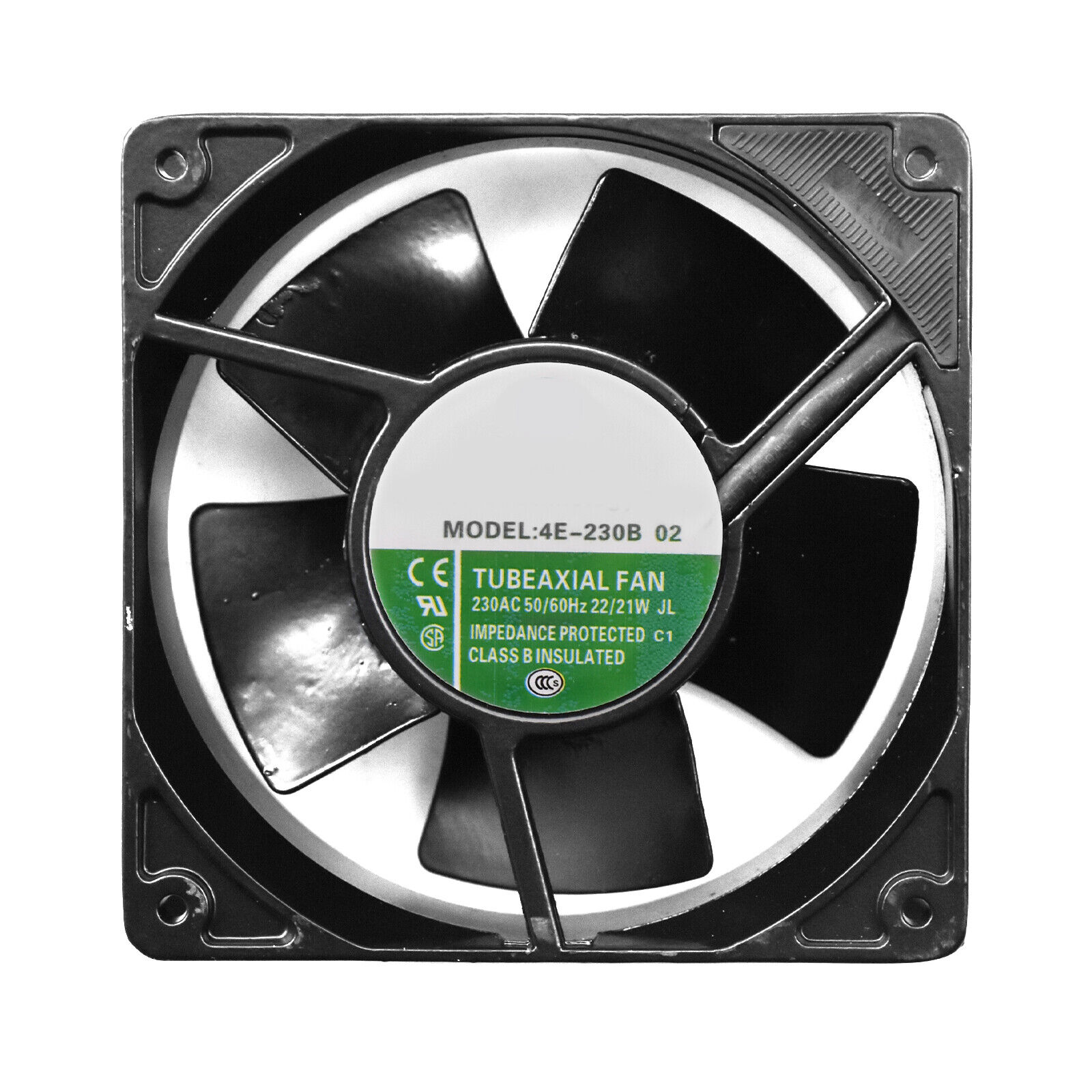 For Bi-Sonic 4E-230B 02 119*119*38mm 230V 22/21W 0.25A All metal Cooling fan