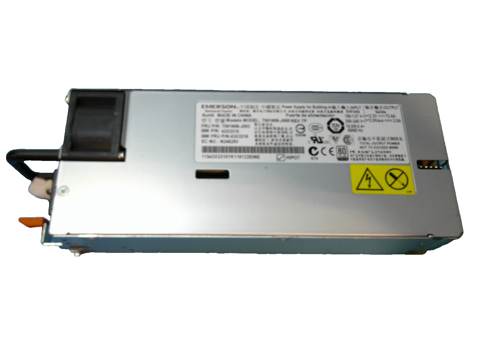 Emerson 43X3316 7001606-J000 900W HS Platinum X3650 M4 Power Supply