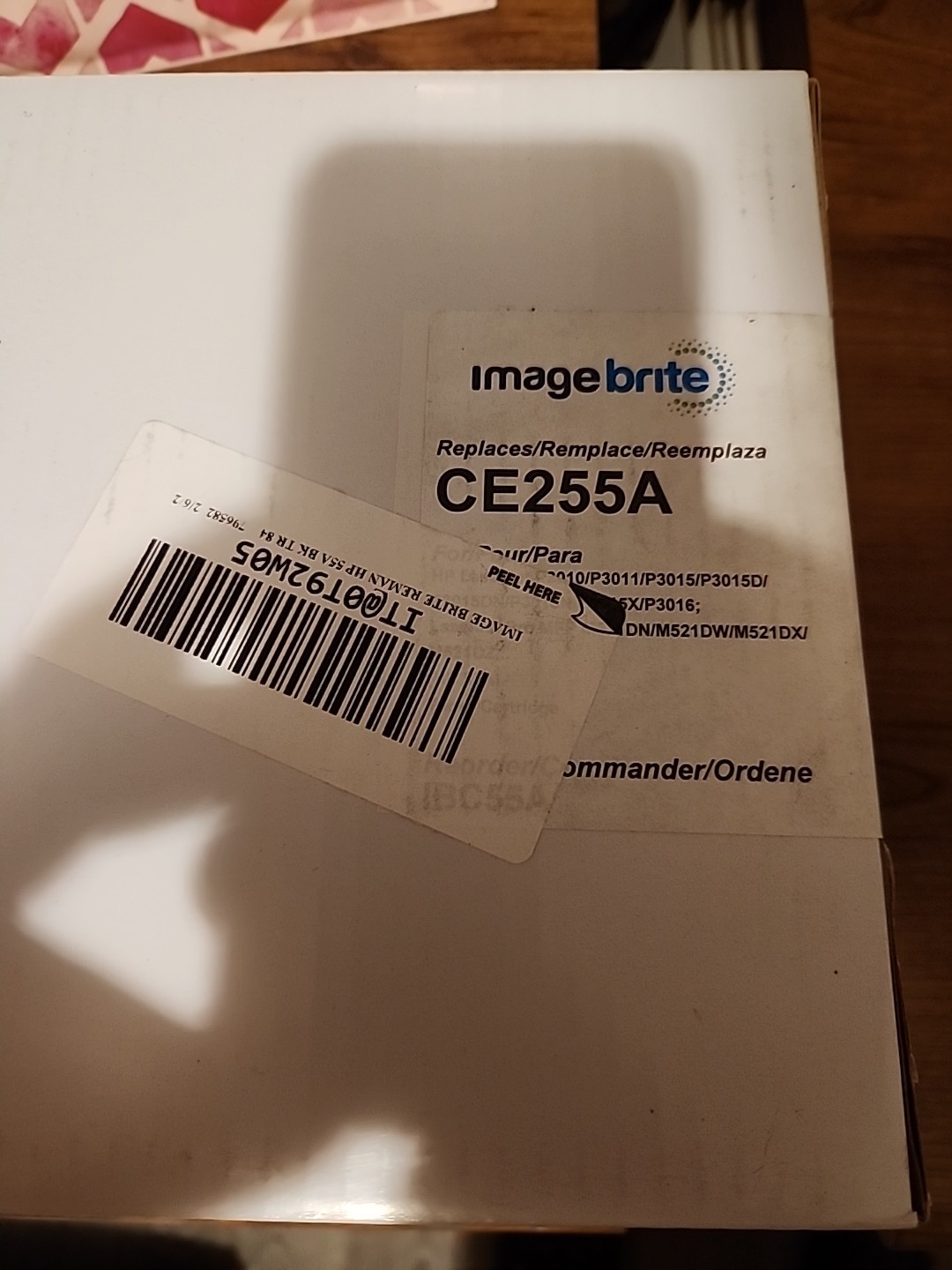 ImageBrite HP 55A CE255A Black Toner Cartridge Compatible LaserJet P3015 - New