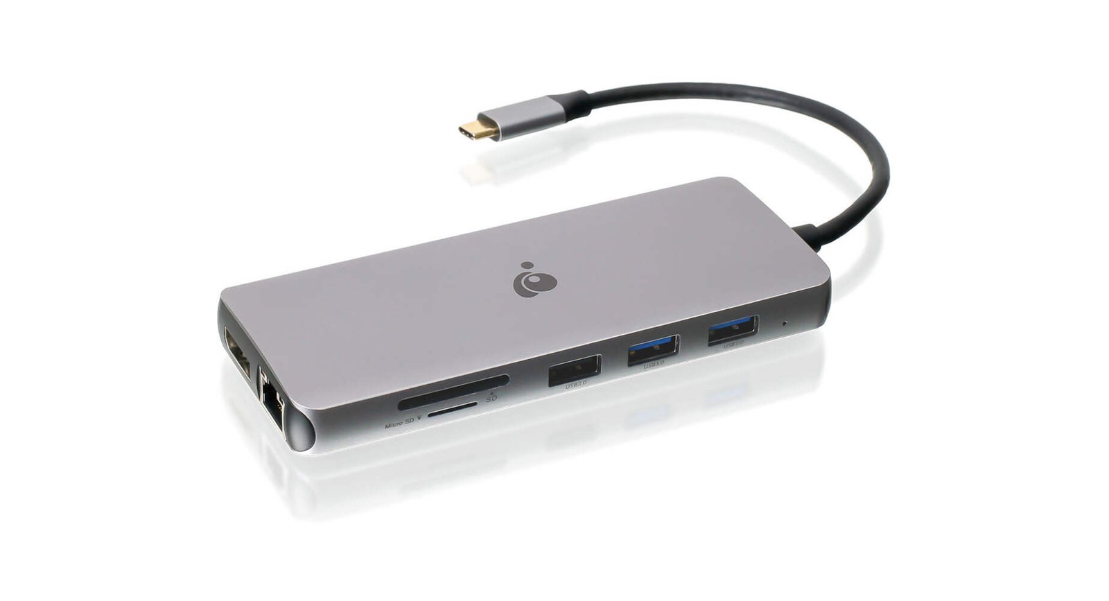IOGEAR GUD3C4K3P — USB‑C Triple HD Compact Dock 12‑in‑1 Travel Dock