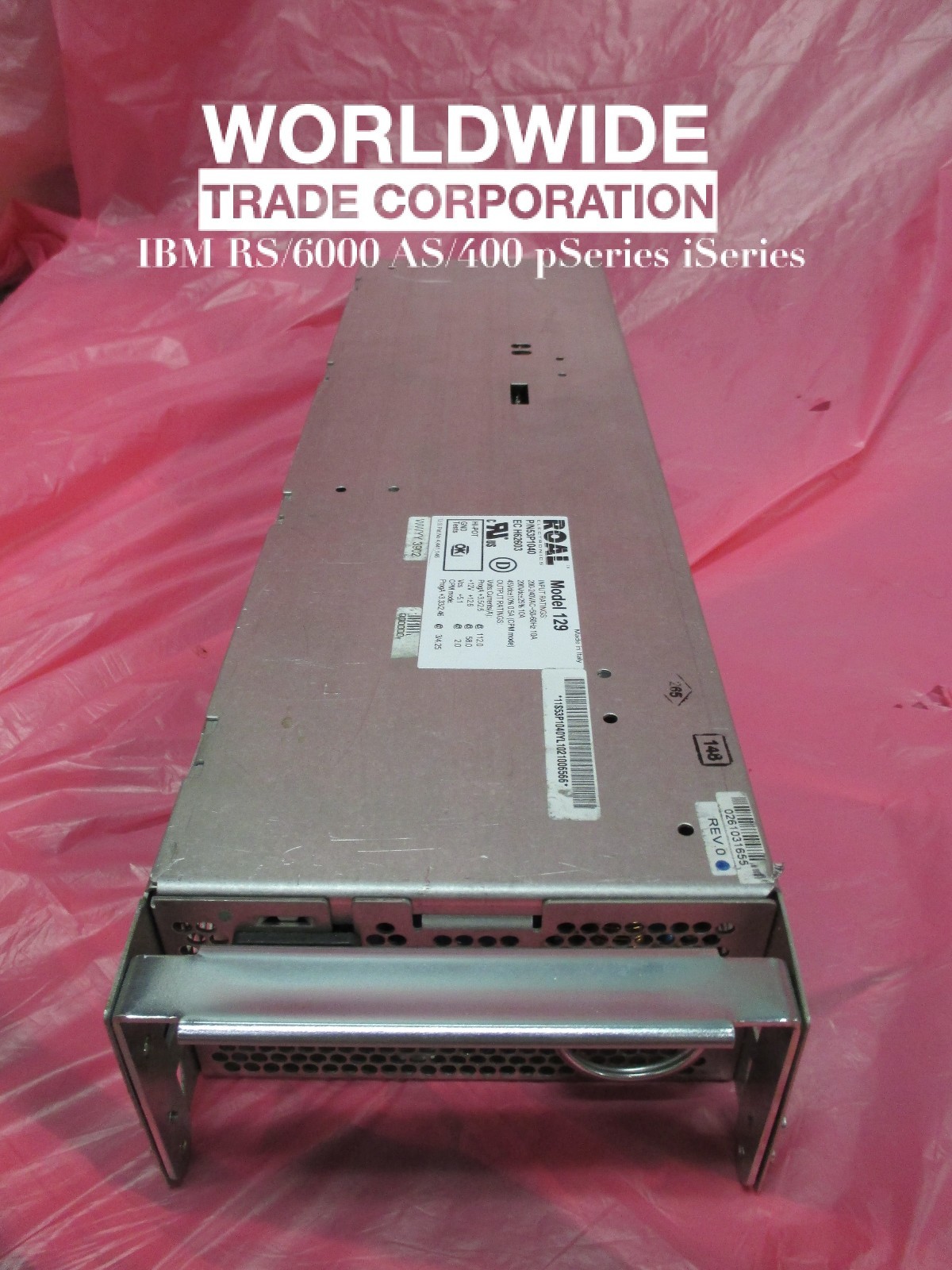 IBM 53P1040 6284 Redundant AC Power Supply CEC 1100W for  7026-M80 6M1 pSeries