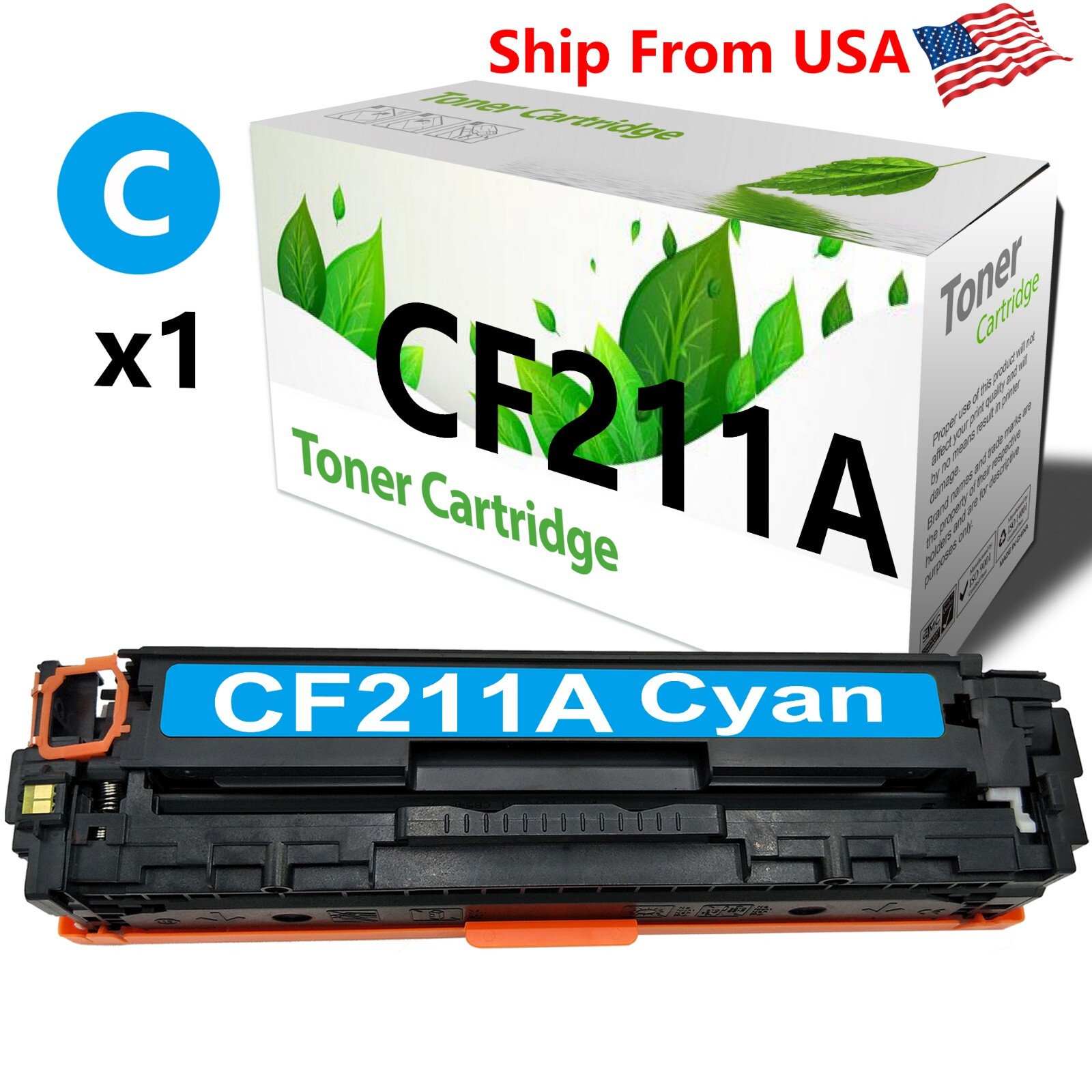 1 PK 131X CF211A Cyan Toner Cartridges Used For M251nw M276n M276nw M251n