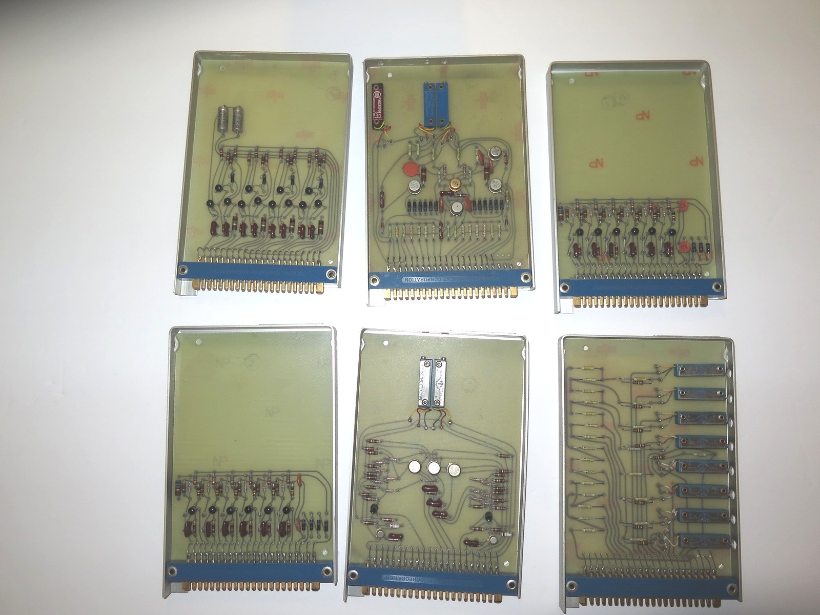 6 Vintage DEC Digital System Building Blocks - Flip Chips 