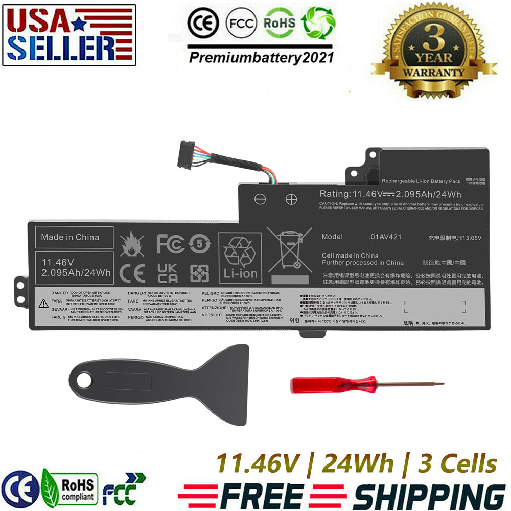 ✅For Lenovo T470 T480 internal battery 01AV419, 01AV420, 01AV421, 01AV489 Laptop
