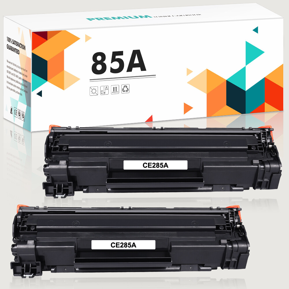2x Premium CE285A 85A Black Toner Cartridge for HP LaserJet M1139 M1219nf MFP