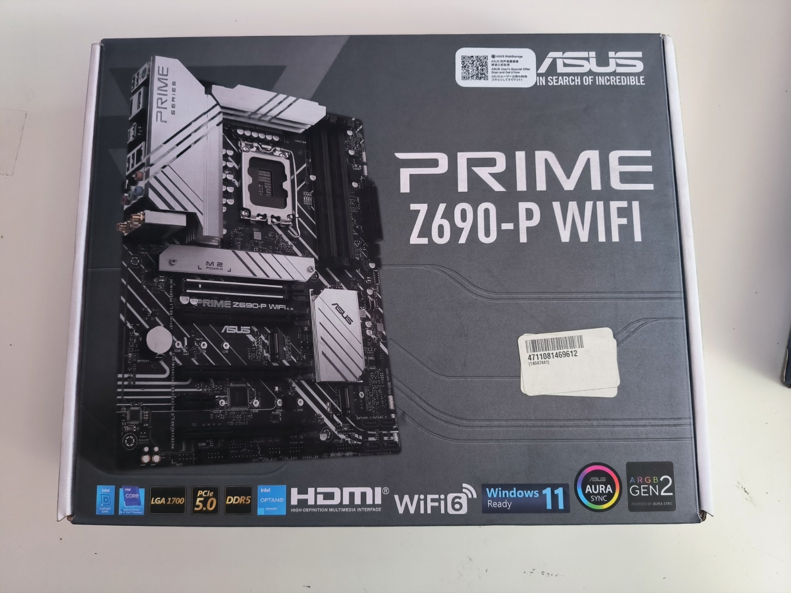 ASUS Prime Z690-P WiFi LGA 1700 ATX Intel Motherboard Factory Sealed 🔥