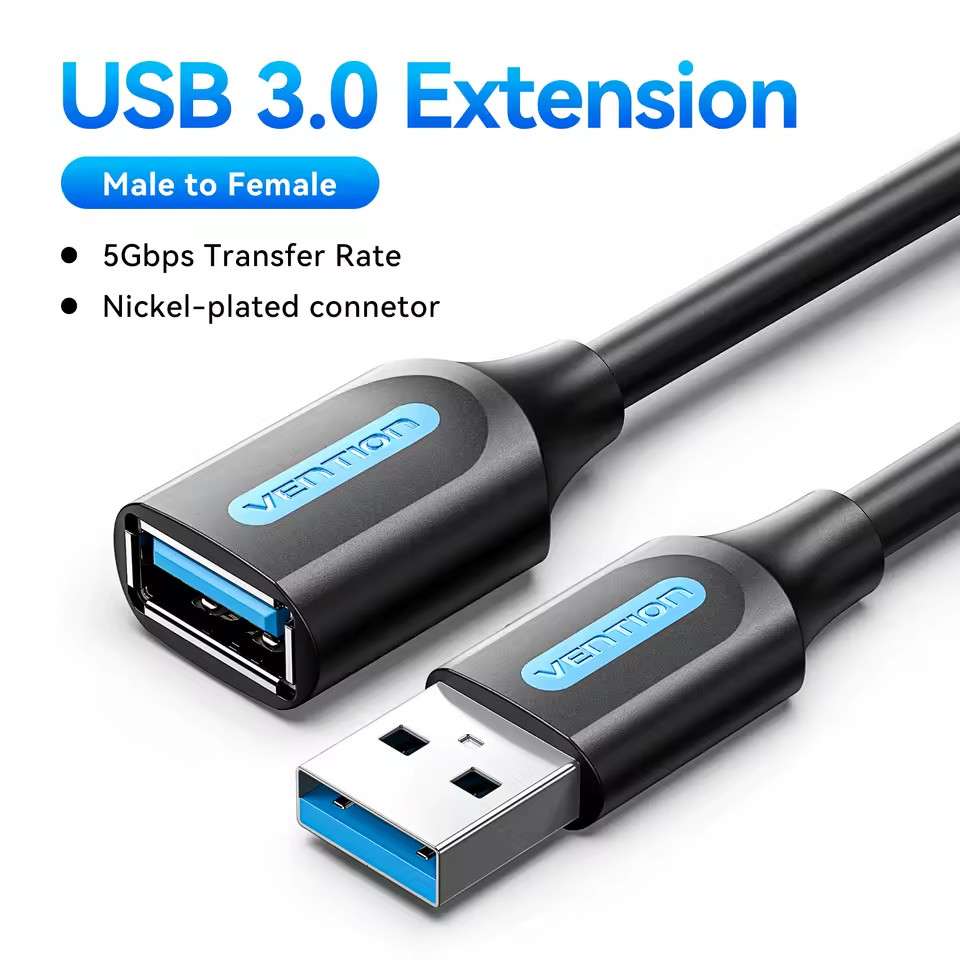 USB 3.0 Extension Cable Male to Female SuperSpeed Powered Data Cord