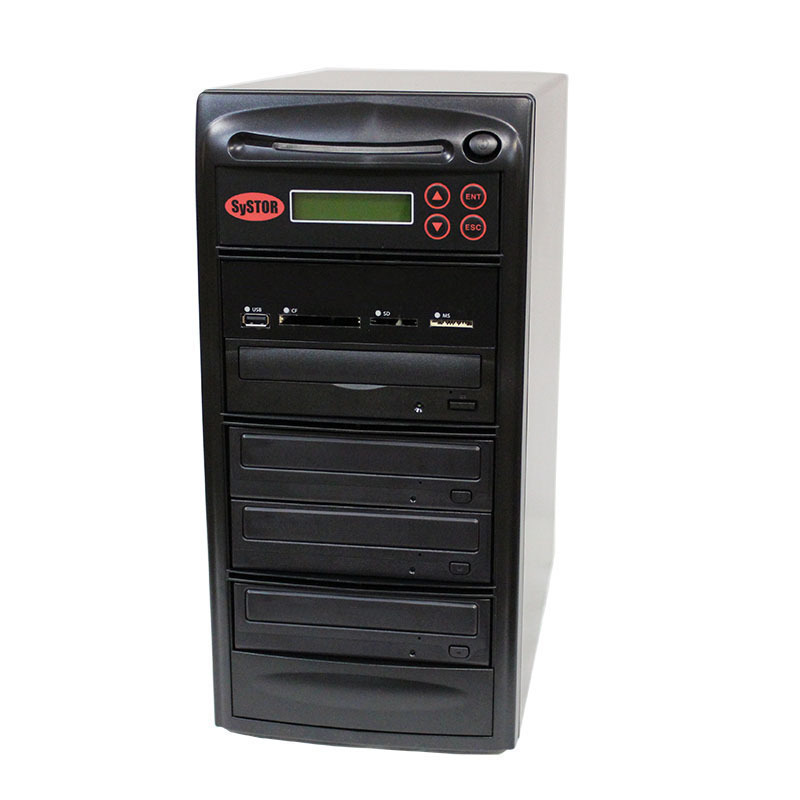 SySTOR 1-3 USB/SD/CF Multi Media Flash Copy to CD DVD Duplicator 2 YR WARRANTY