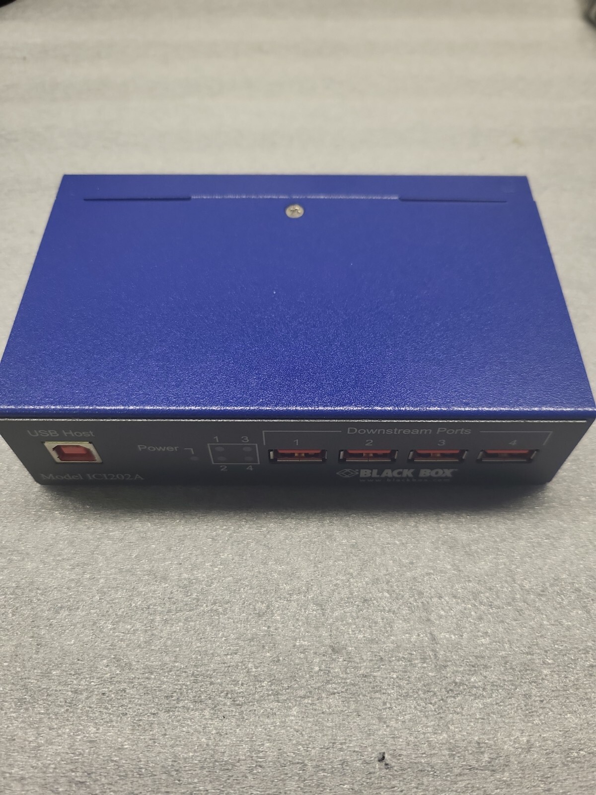 Black Box ICI202A Box Industrial-Grade USB Hub, 4-Port With Isolation   