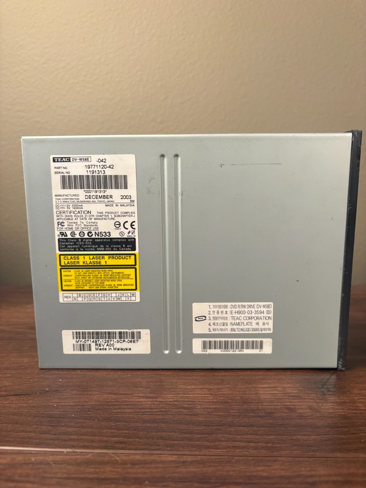 Teac 19771120-45 DV-W58E-045 DVD-ROM Drive