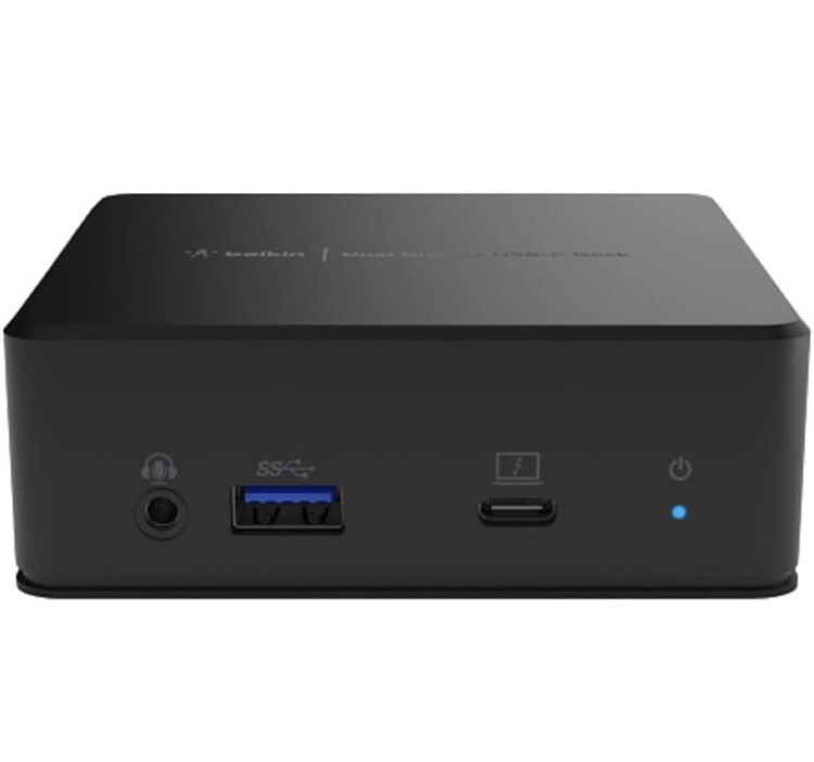 Belkin USB C Docking Station USB Hub Dual 4k Computer Monitor Display Read First