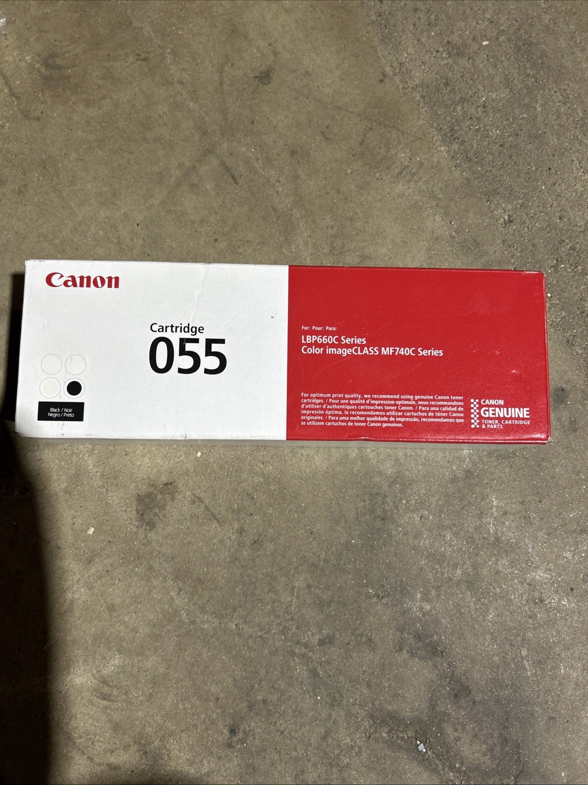NEW GENUINE - CANON 055 BLACK TONER CARTRIDGE - 3016C001
