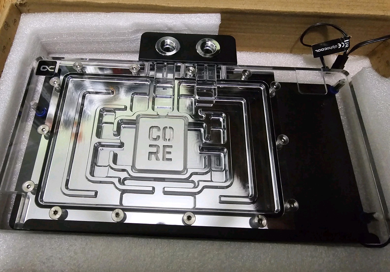 Alphacool Core Geforce RTX 5090 ROG Astral Waterblock with Backplate (10270)