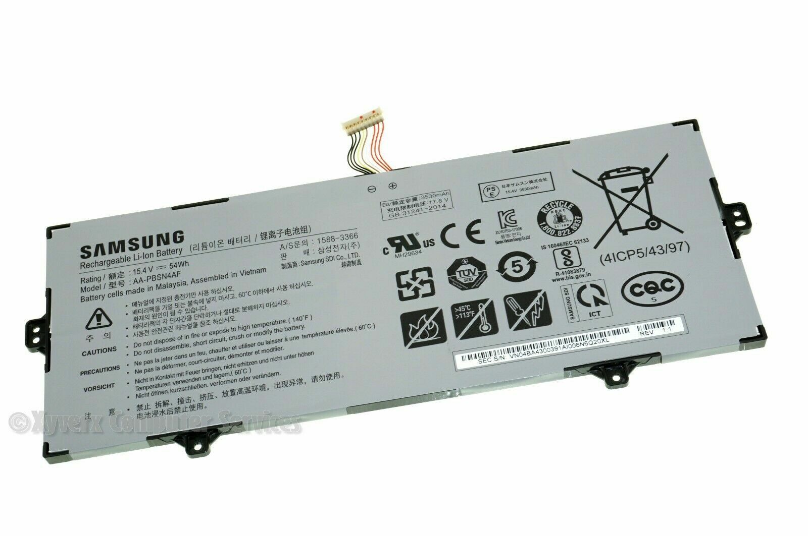 Original AA-PBSN4AF Battery For Samsung NP930SBE NP930SBE-K01CN NP930SBE-K01HK