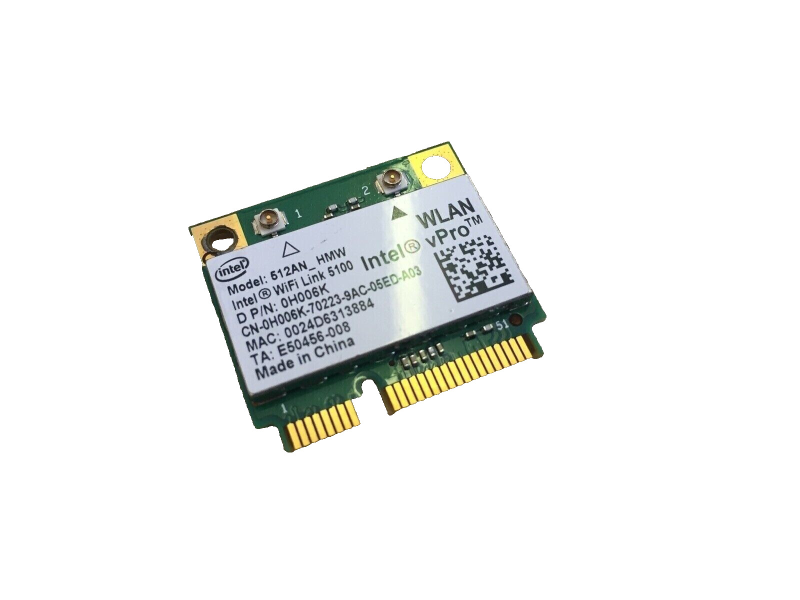 OEM Dell Latitude E4300 E6400 E6410 E6500 E5500 E4200 Wireless WiFi Card H006K