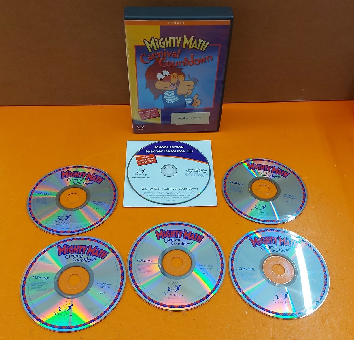 ⭐️⭐️⭐️⭐️⭐️ Mighty Math Carnival Countdown Grades K-8 Teacher + Student Disk Set