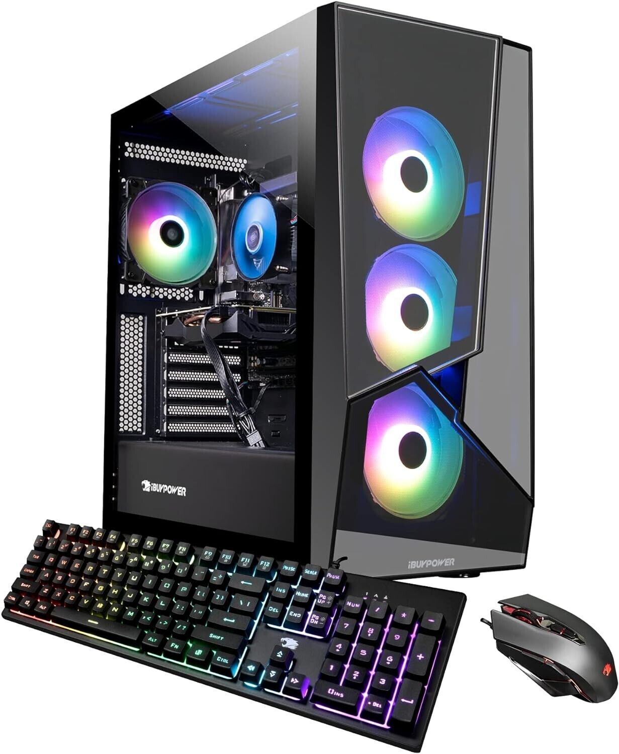 iBUYPOWER Pro Gaming PC Computer Desktop Slate5MR 254i (AMD Ryzen 3 3100 3.6 GHz