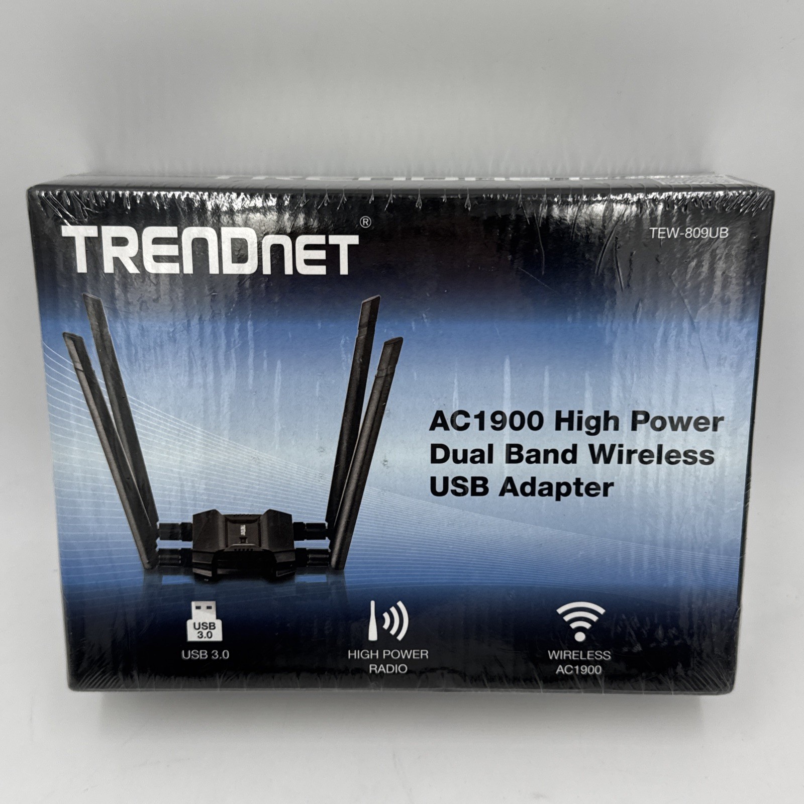 TRENDnet AC1900 Wi-Fi USB Adapter Dual Band Wireless TEW-809UB/A NEW SEALED