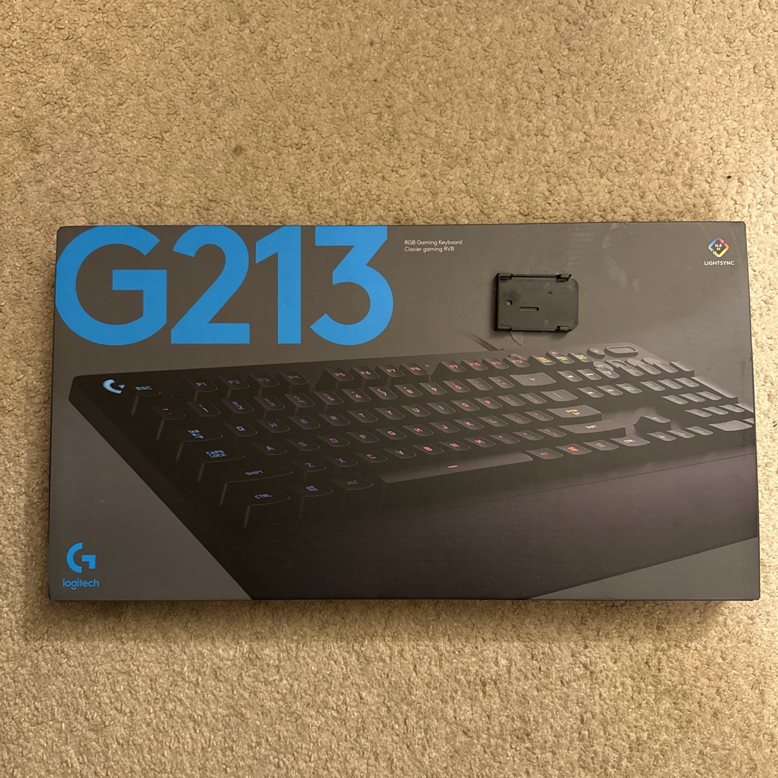 Logitech G213 Prodigy Wired RGB Gaming Keyboard - Black