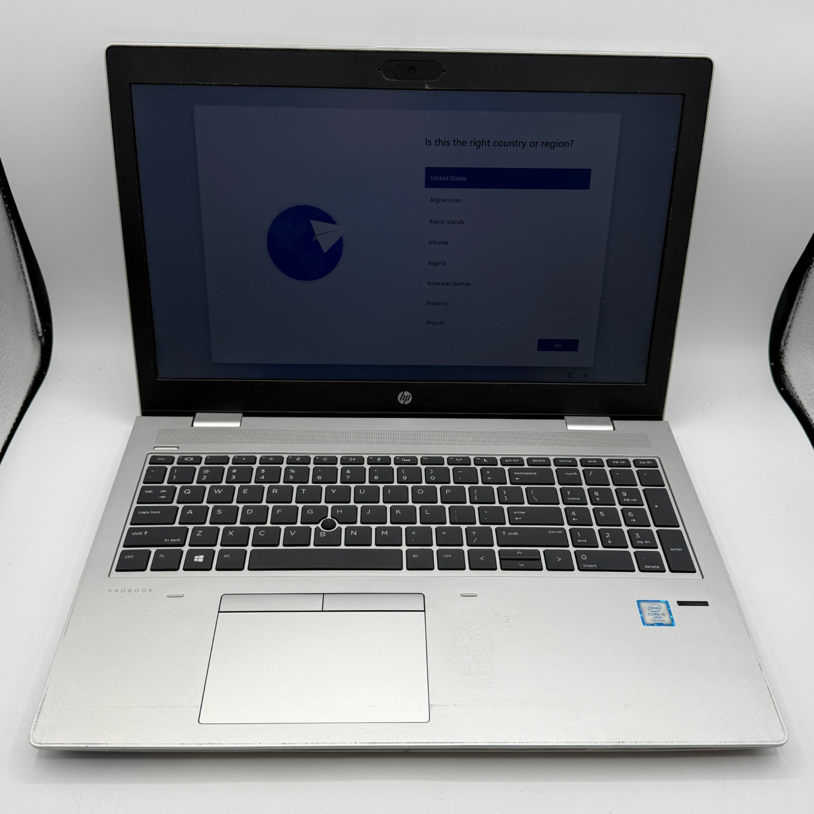 HP ProBook 650 G4 15.6" i5-7300U 16GB 256GB SSD Win 11 Pro Batt 66%