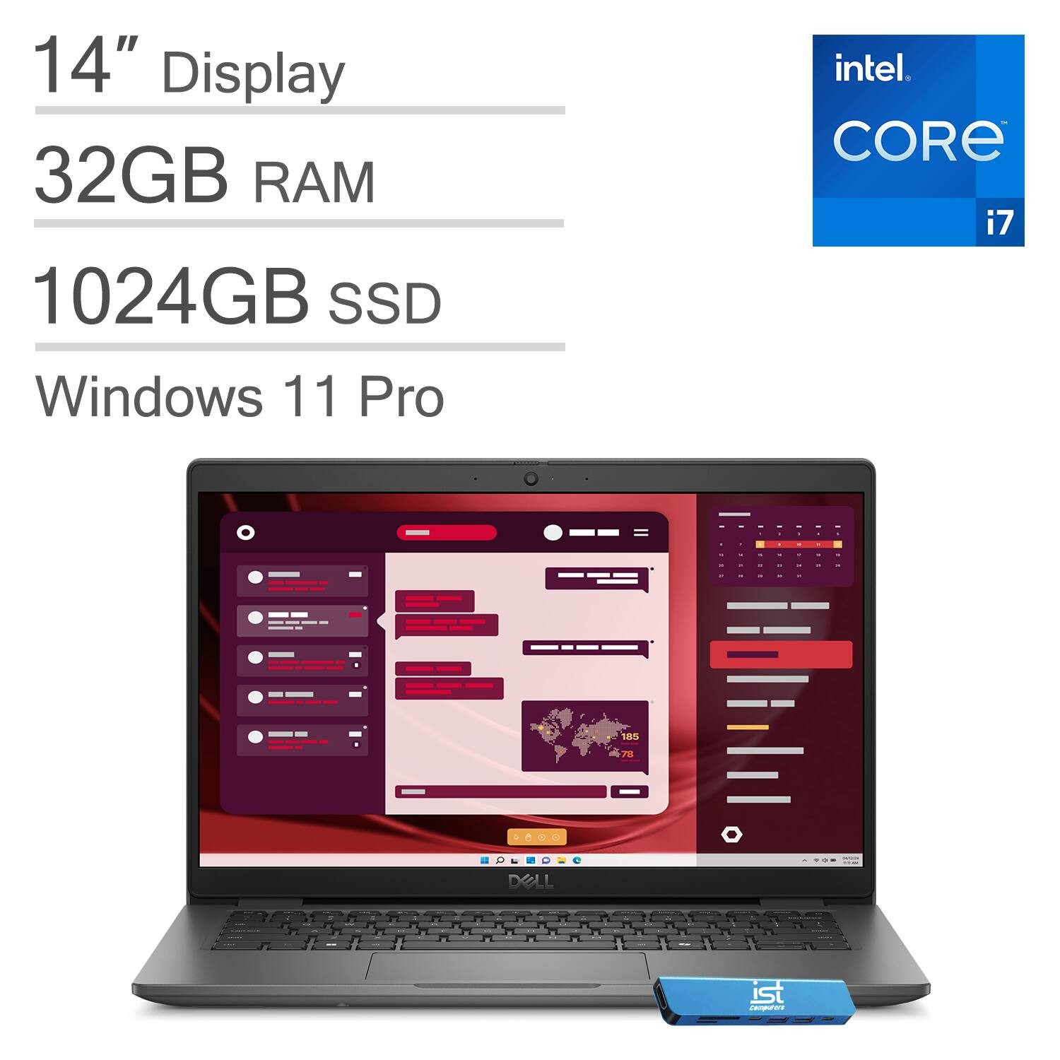 Dell - Upgraded - Latitude 3450 14 in FHD - Core i7 with 1TB SSD 32GB Memory