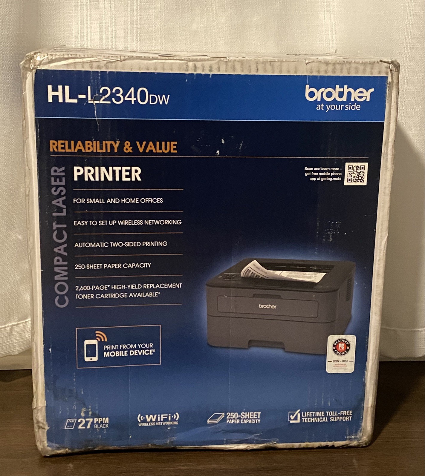 Brother HL-L2340DW Wireless Duplex Laser Printer Brand New Sealed