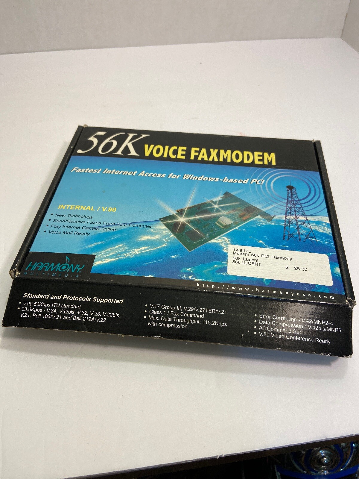 Harmony 56 K Voice Modem PCI Harmony 56k Lucent ( B1)