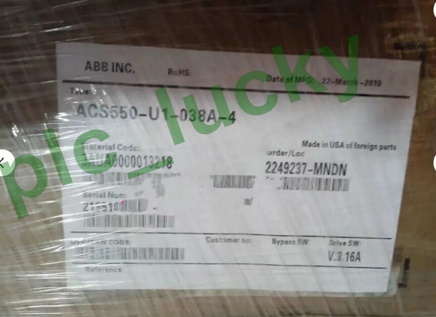 1PCS ACS550-U1-038A-4  Frequency converter ACS550-U1-038A-4 new via FedEx or DHL