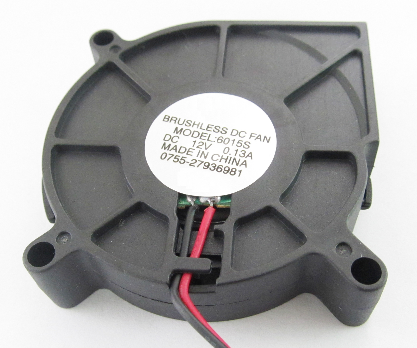 10pcs Brushless DC Cooling Blower Fan 60mm 6015 60x60x15mm 5V 12V 24V 2pin/2wire