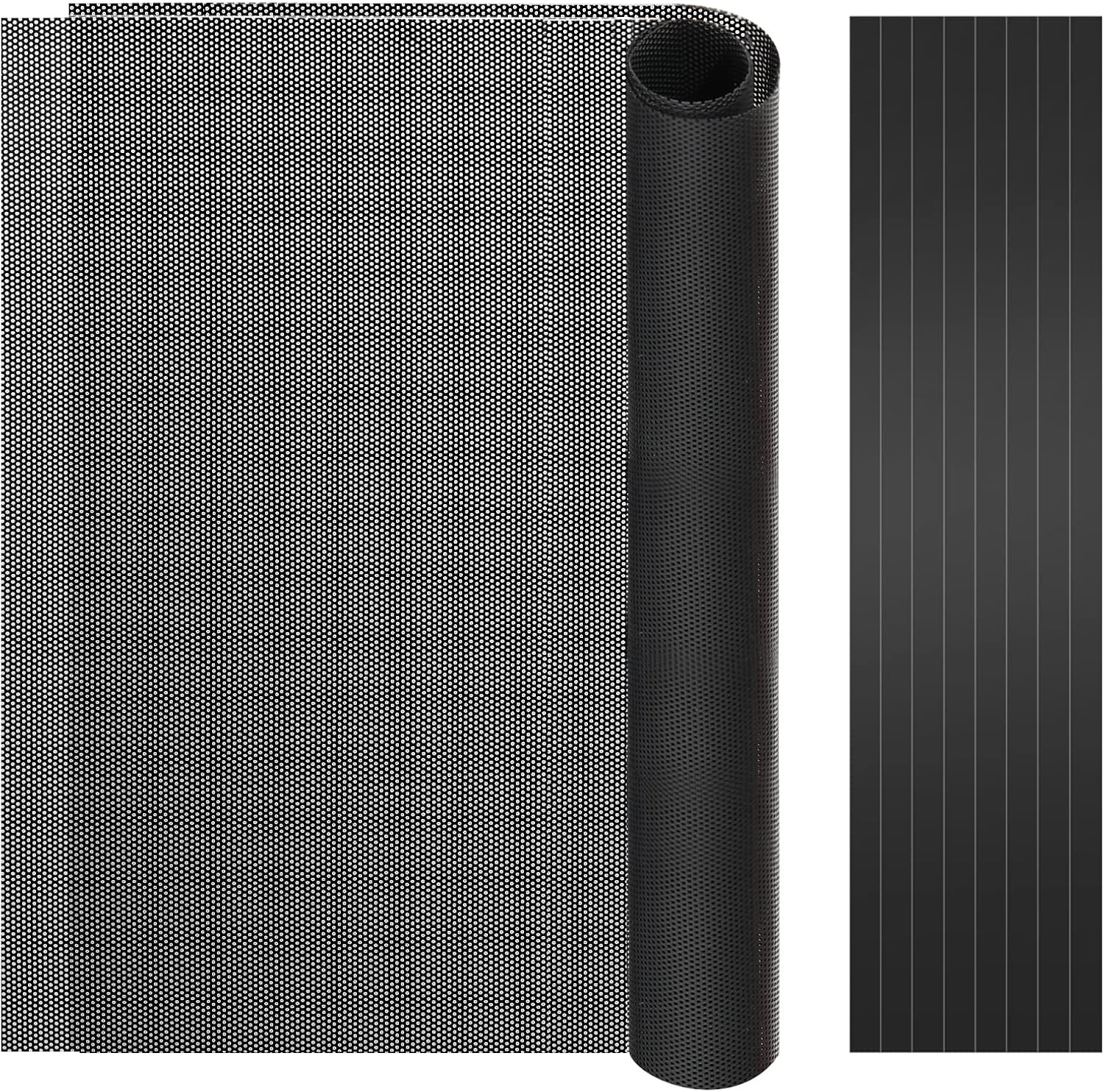 400X300Mm DIY PC Case Dust Mesh Fan Filter, 1Mm Hole, 2 PCS, Black | DIY