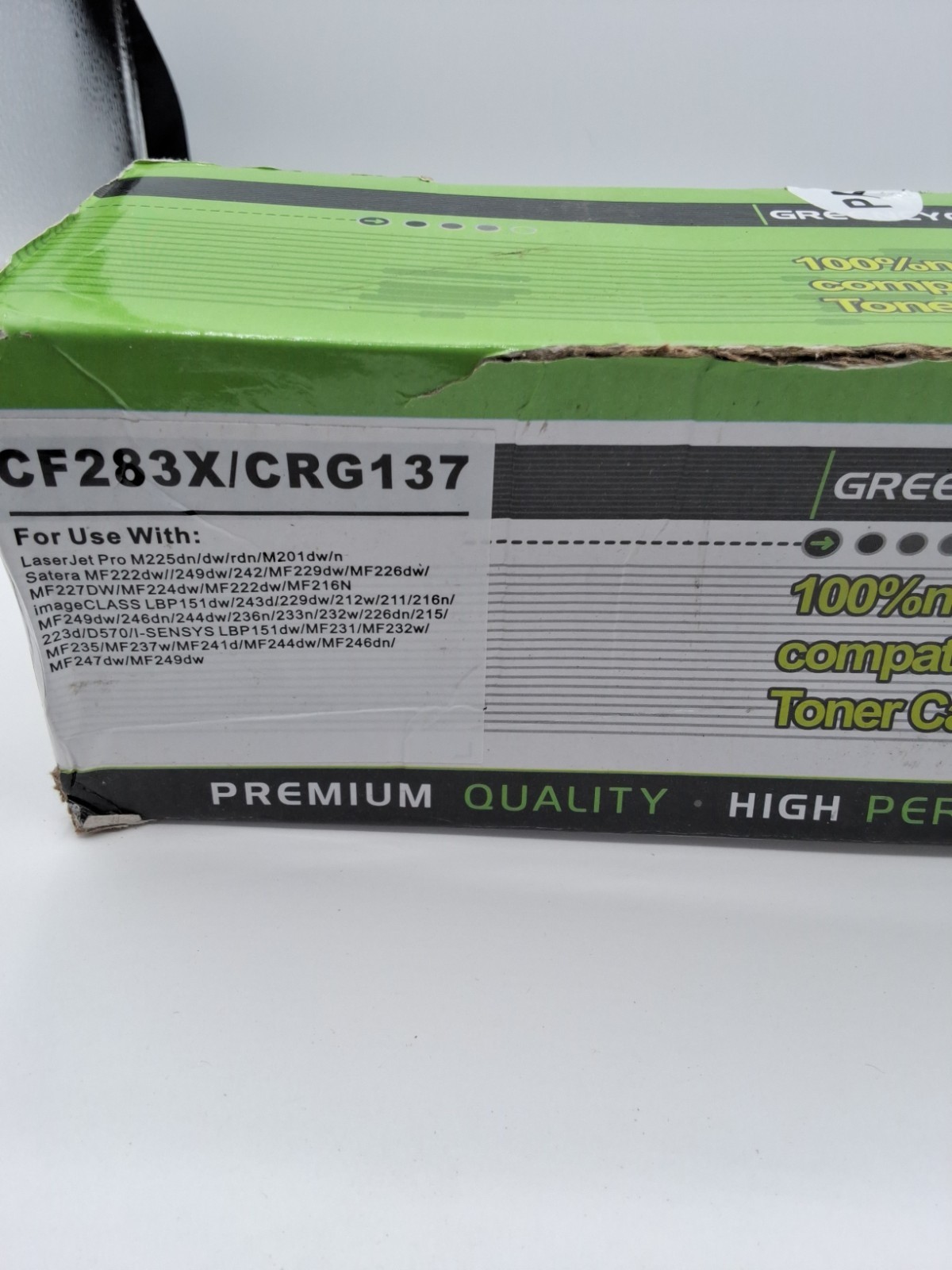 Greenery Compatible Toner Cartridge CF283 X/CRG137