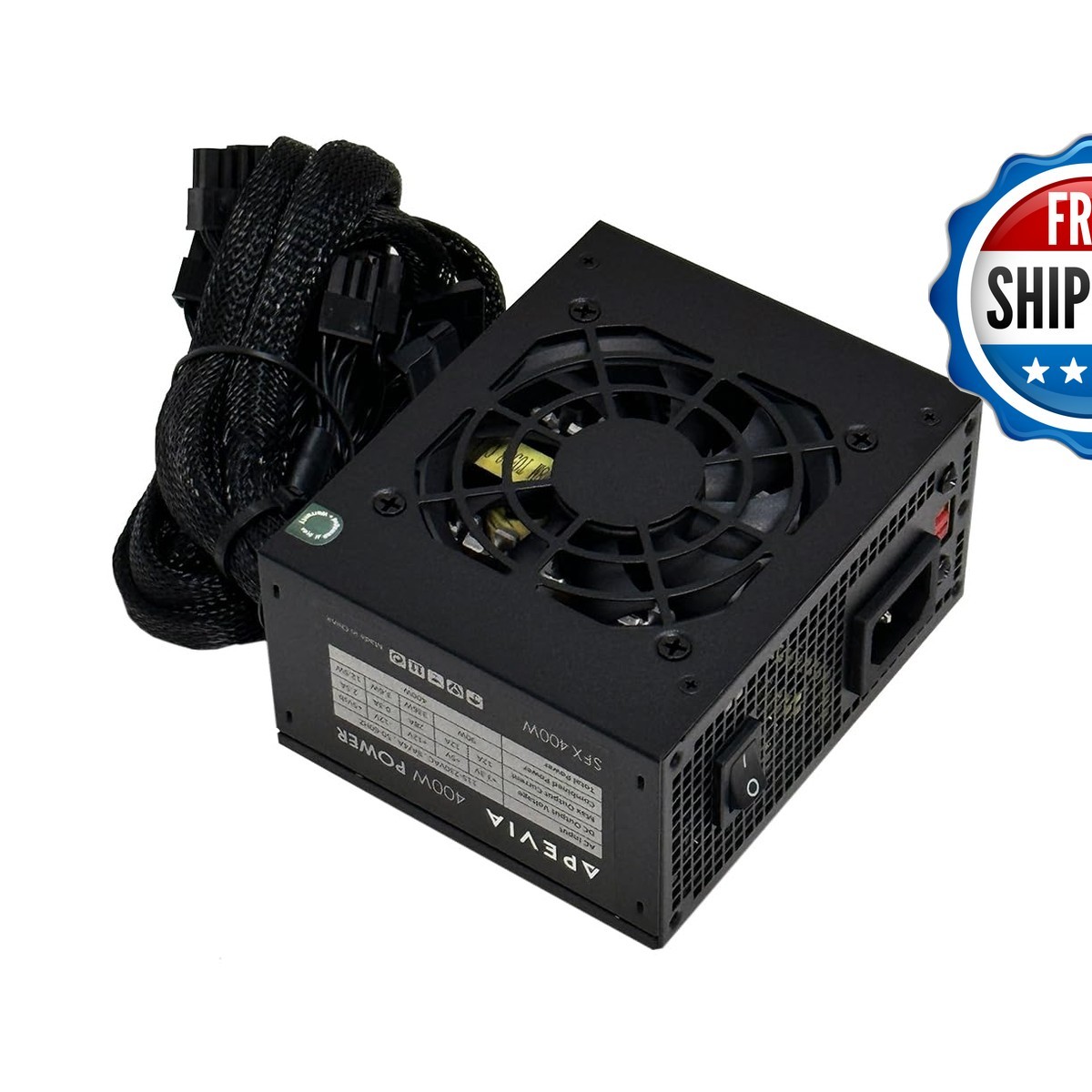 APEVIA SFX-AP400W 400W Mini ITX Micro ATX Power Supply