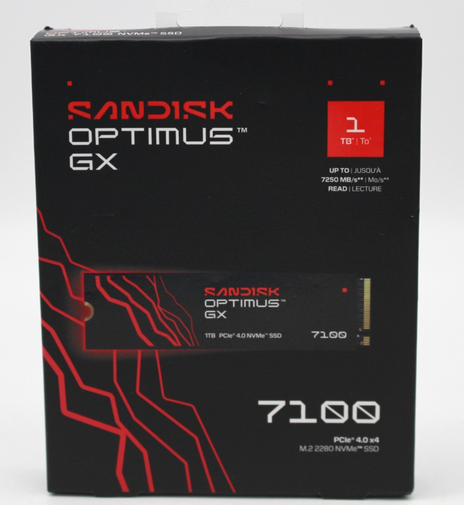 Sandisk Optimus GX 7100 1TB PCIe 4.0 x4 M.2 2280 NVMe SSD - NEW