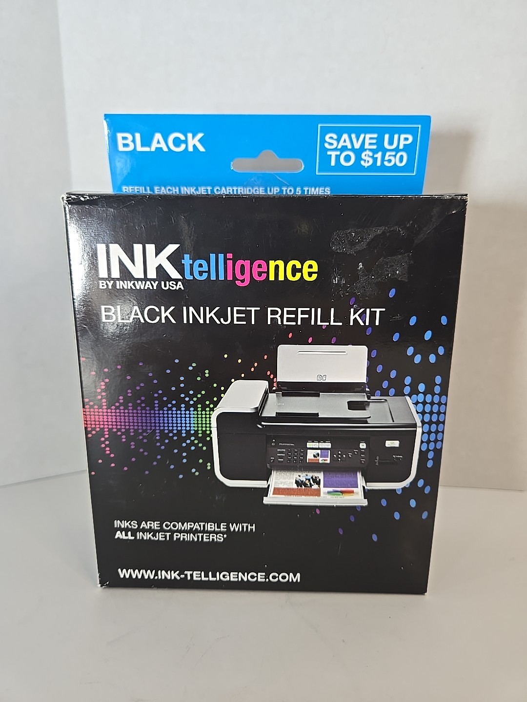 Inktelligence Black Inkjet Refill Kit