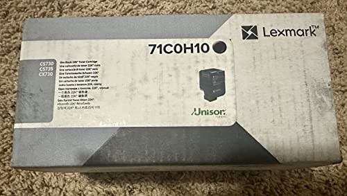 Lexmark Original Laser Toner Cartridge - Black Pack (71c0h10)