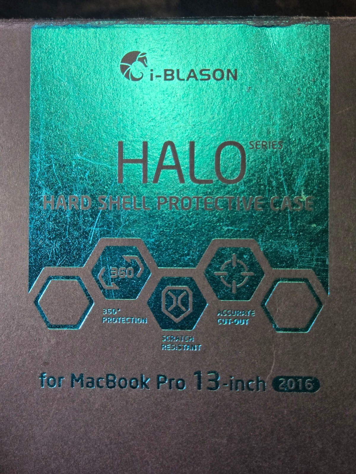 i-Blason Halo MacBook Pro 13 Case 2016 Frost Black MBP1613HALOFR/BK New