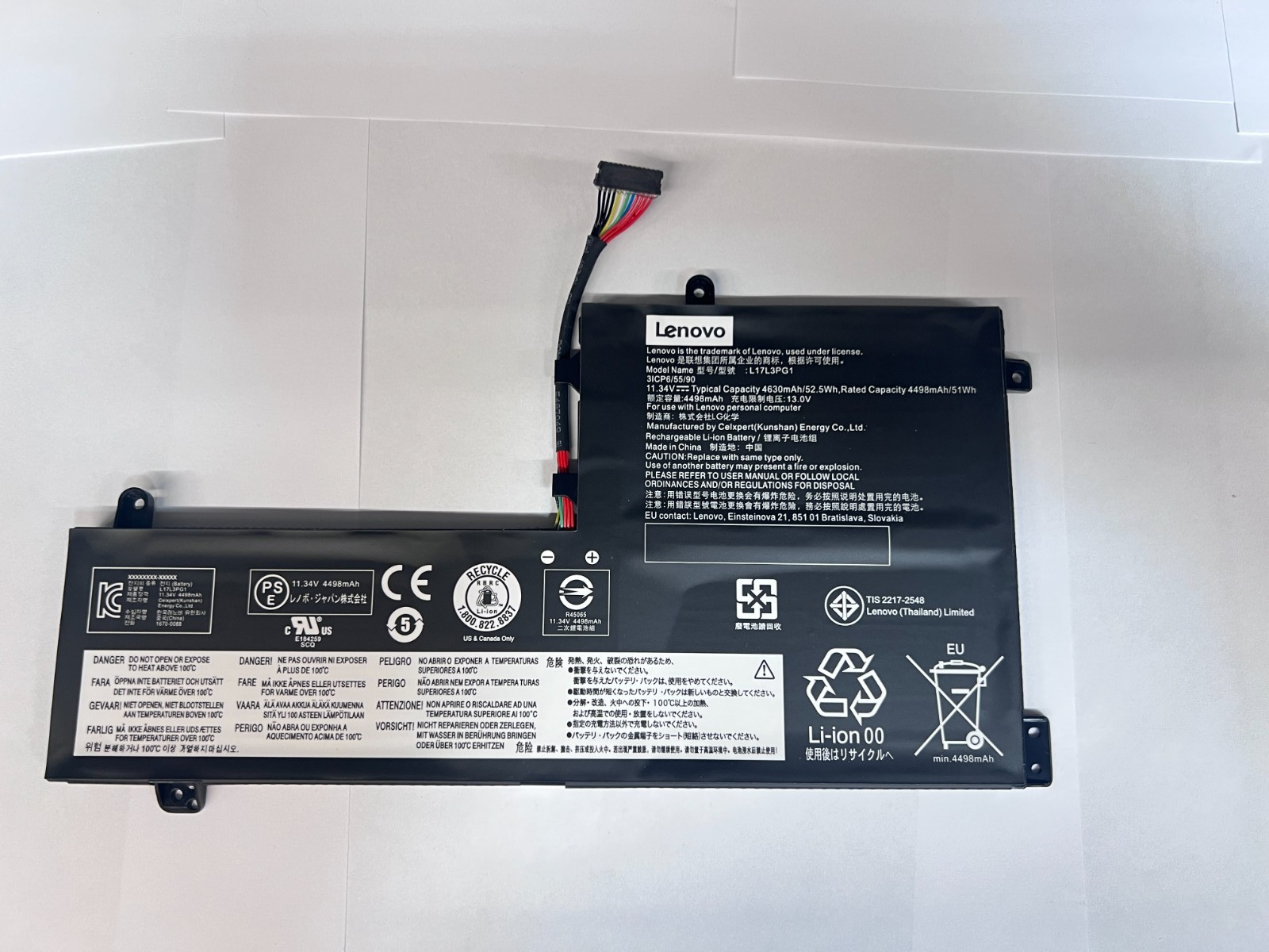 Genuine L17C3PG2 L17M3PG1 L17L3PG1 L17C3PG1 L17M3PG2 Battery FRLegion Y530 Y7000