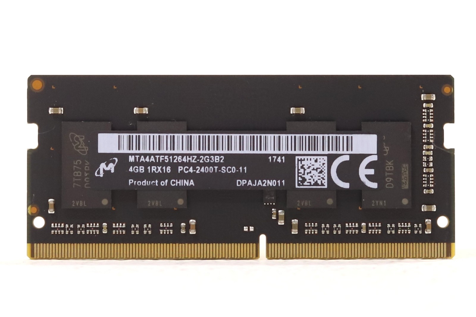 Micron 4GB 1Rx16 PC4-2400T-SC0-11 Laptop Memory P/N: MTA4ATF51264HZ-2G3B2 Tested