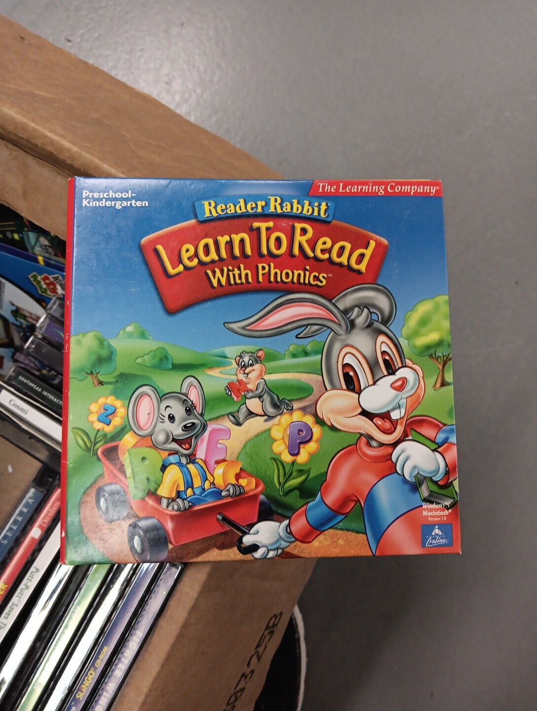 Reader Rabbit Learn To Read With Phonics PC MAC CD alphabet letters words game