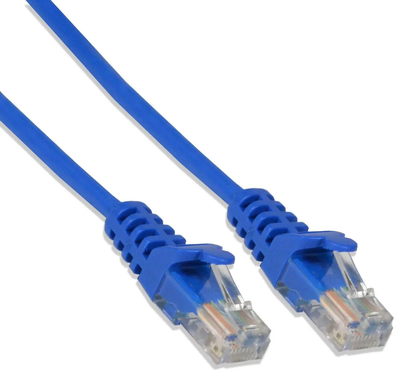 Cat6 24 Gauge Blue 75 ft 550Mhz UTP RJ45 Ethernet Network Patch Cable