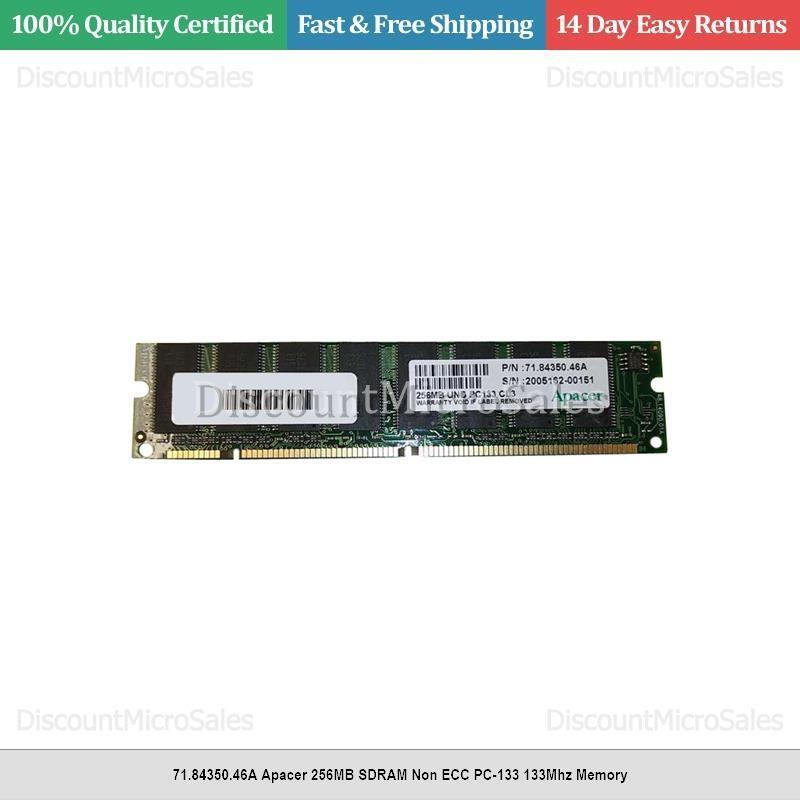 71.84350.46A Apacer 256MB SDRAM Non ECC PC-133 133Mhz Memory