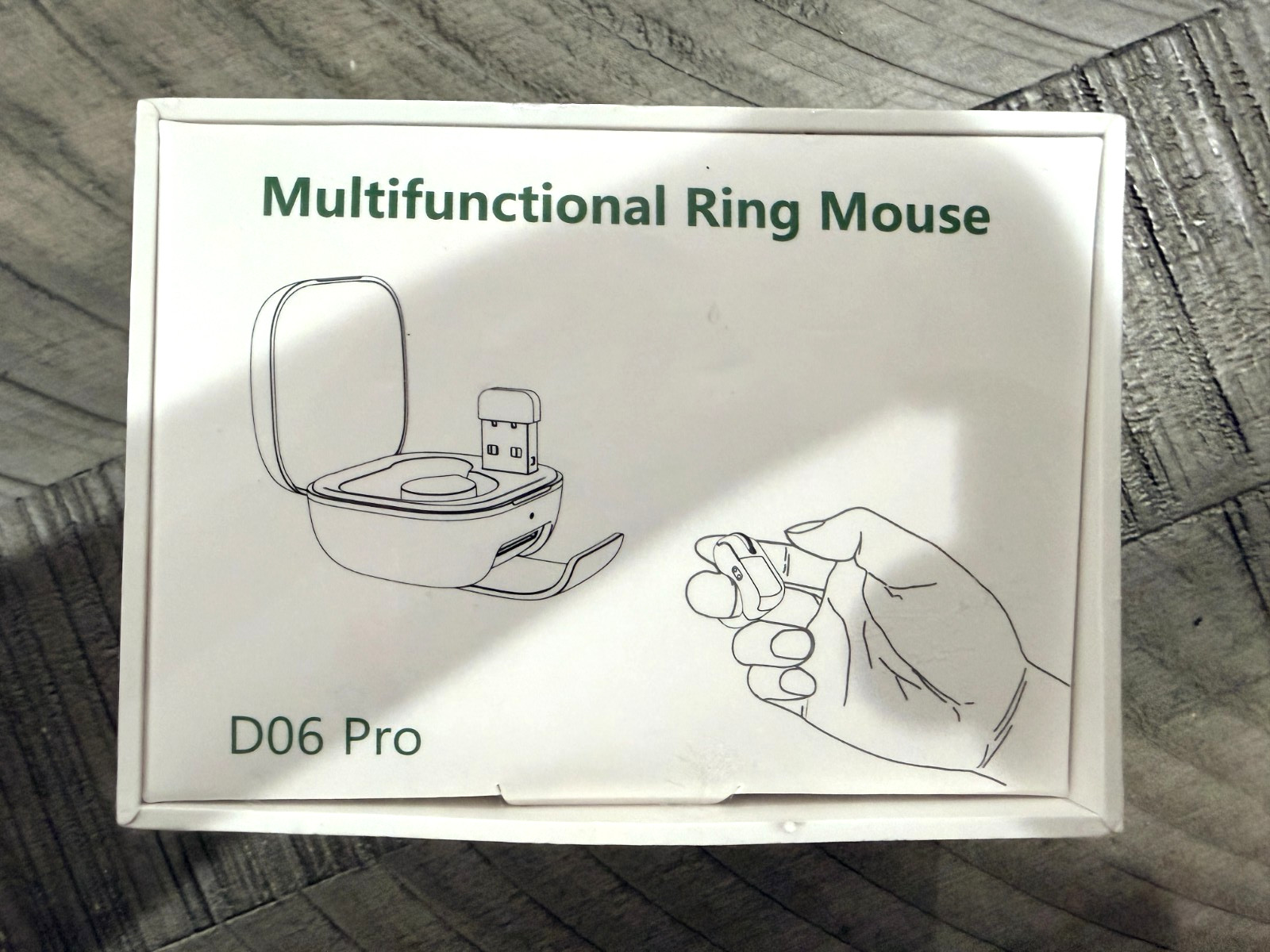 Brand New Black Multifunctional Wireless Ring Mouse Tiktok Scrolling Ring