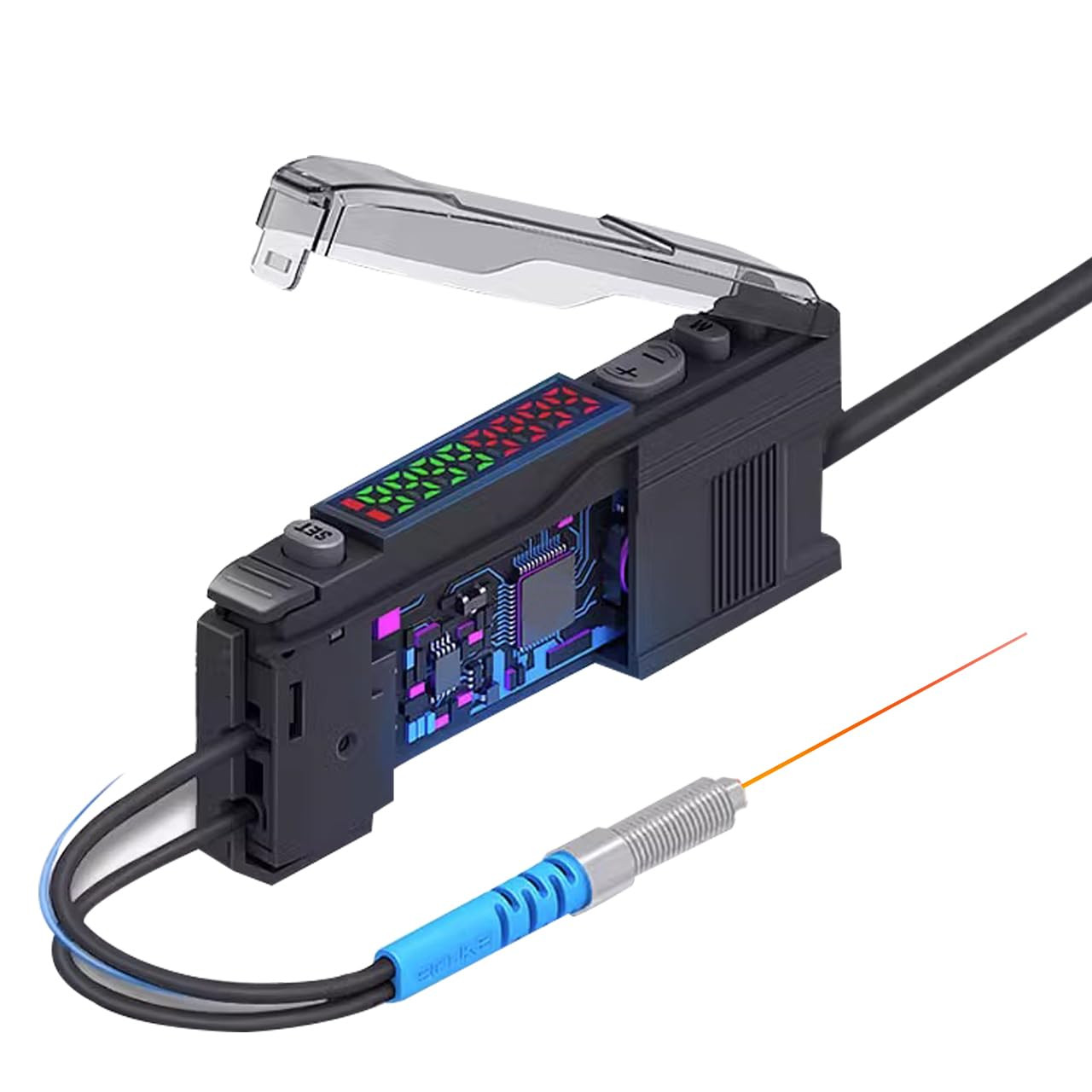 Optical Fiber Amplifier,Fs-N13 Fiber Optic Sensor,Long-Distance Optical Communic