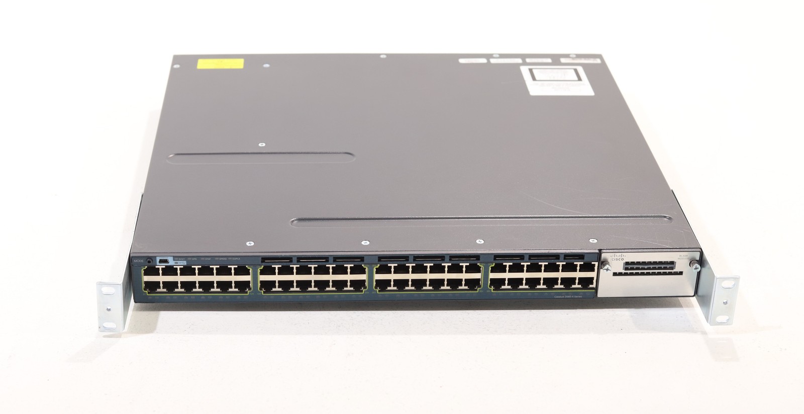 Cisco Catalyst 3560-X 48-Port Gigabit Managed Switch W/Ears P/N: WS-C3560X-48T