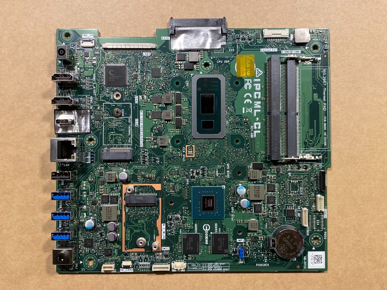 NEW Dell Inspiron 24 5490 27 7790 AIO Intel Motherboard i7-10510U Nvidia GDJXY