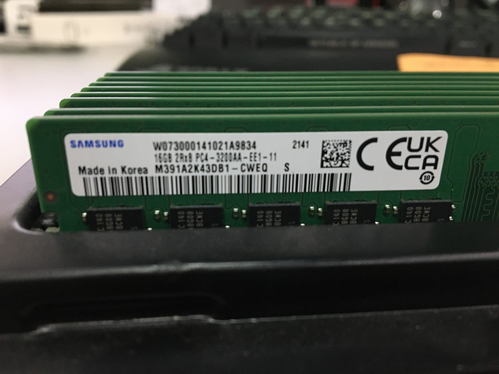 Samsung 16GB DDR4 3200 ECC UDIMM Server RAM M391A2K43DB1-CWE
