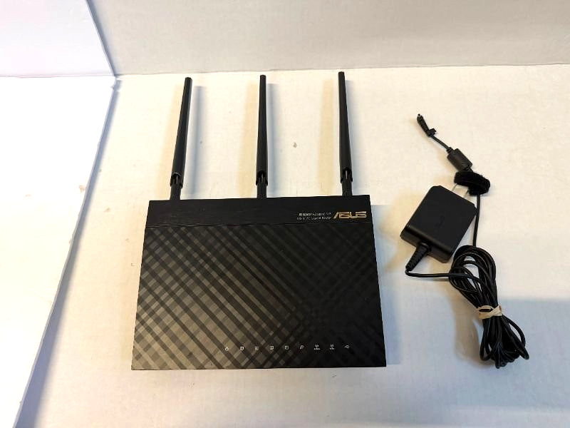 ASUS RT-AC66U AC1750 Dual-Band Wi‑Fi Router, 4-Port Gigabit, USB 2.0, (2A-B1)