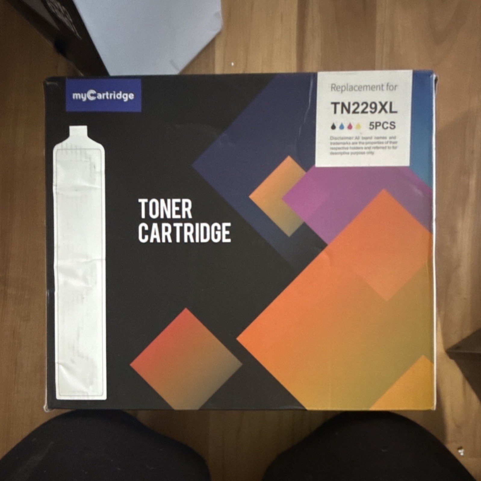 myCartridge TN229XL Replacement Laser Toner Cartridge Multicolor 5PCS