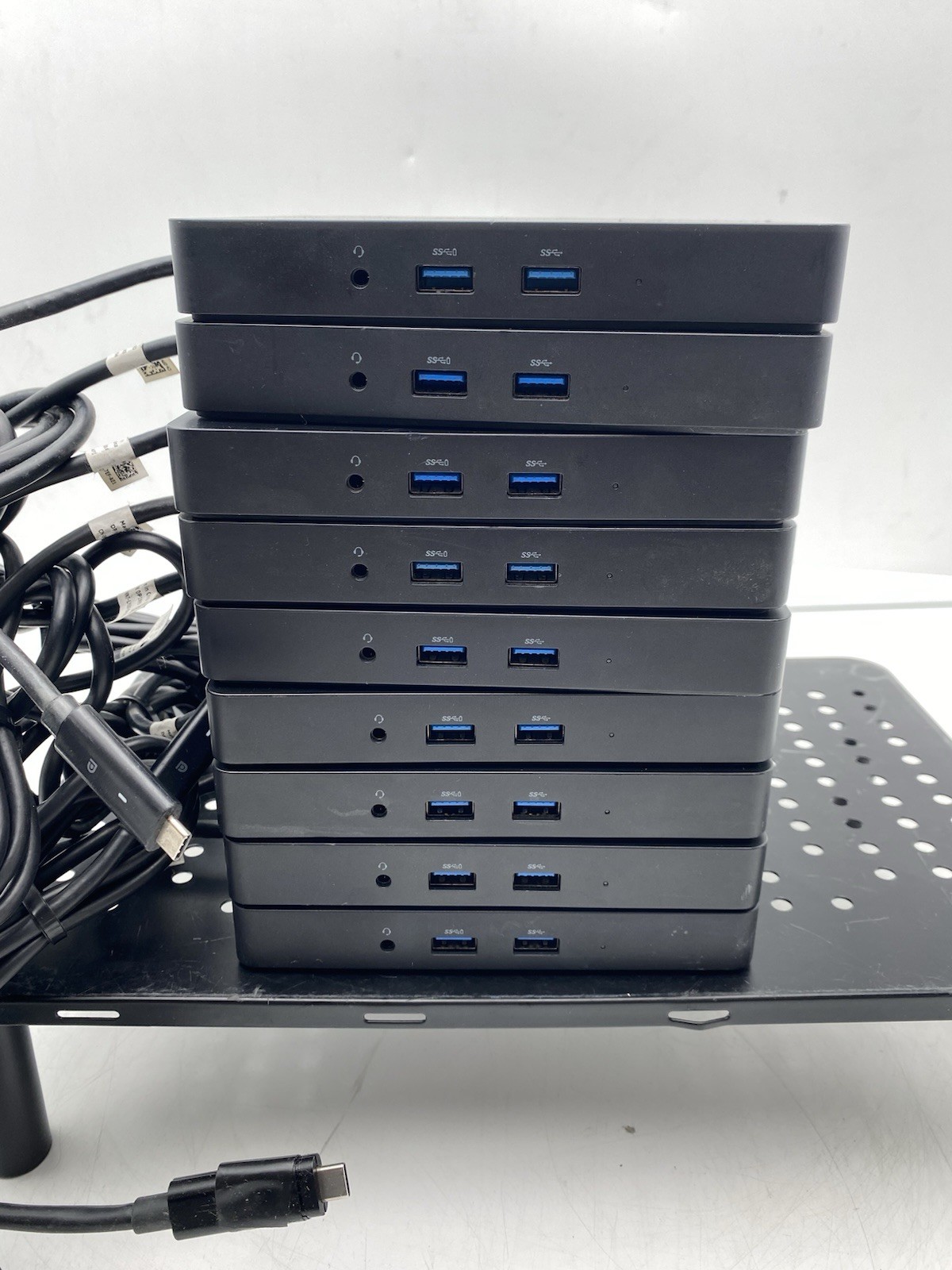 Lot of 9 Dell K17A WD15 Docking Stations